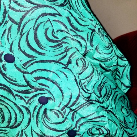 Vintage Liz Roberts Buttoned Funky Ladies Top - Picture 6 of 8